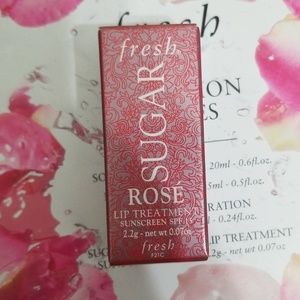 Fresh rose sugar lip treatment!